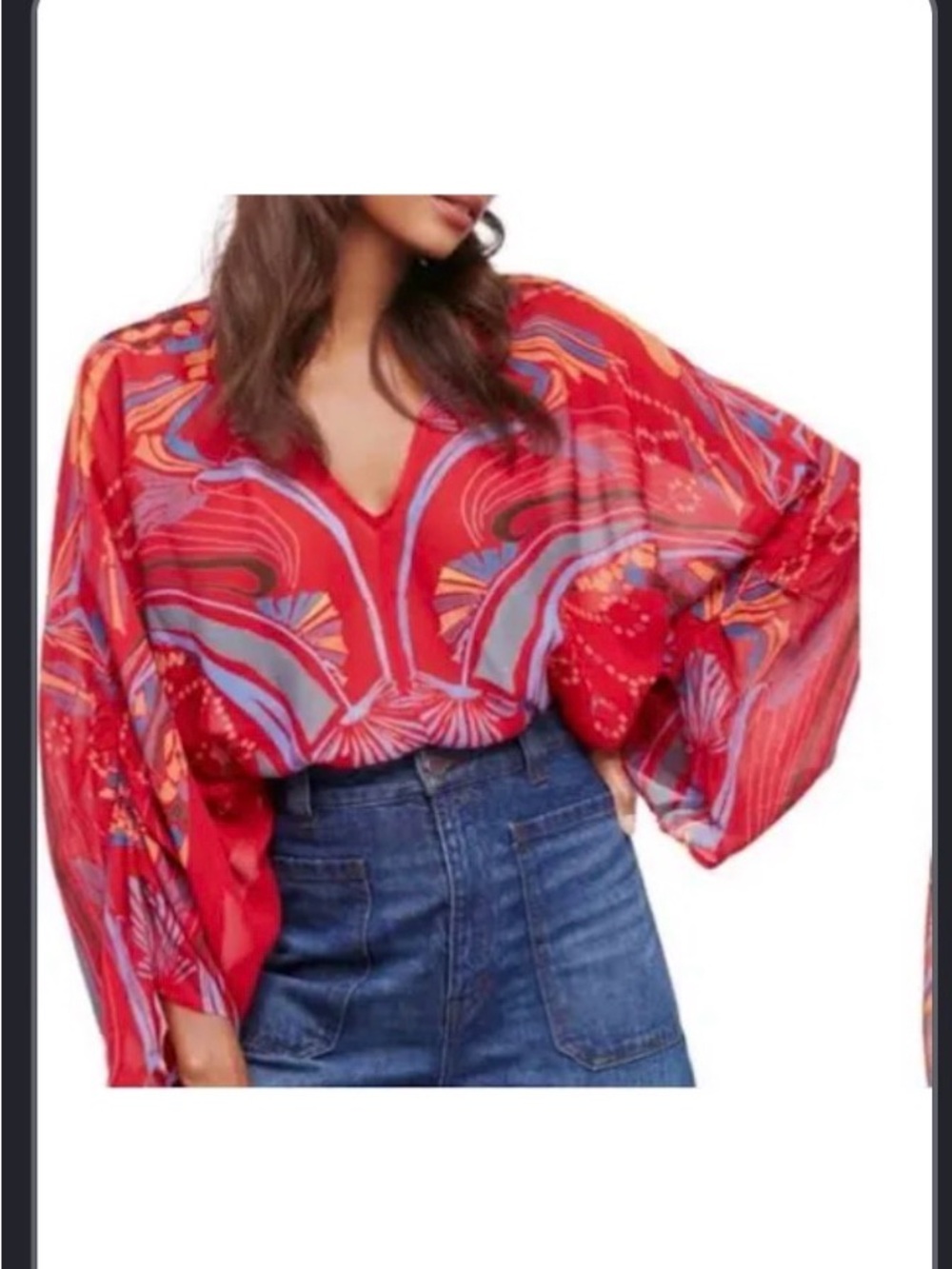 Free People Beneath the Sea Blouse